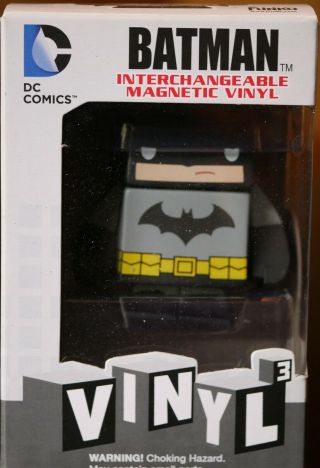 Funko Vinyl 3 Batman Dc Comics Interchangeable Magnetic Vinyl Figure Cib