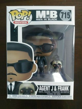 Funko Pop Mib Agent J And Frank The Pug -