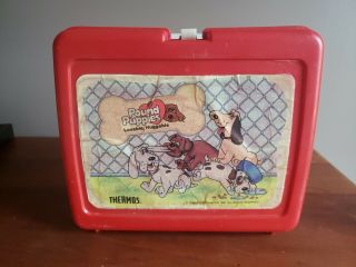 Pound Puppies Tonka Dogs Lunchbox No Thermos Vintage 1986 Plastic Collectible