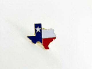 Vintage Texas Lone Star State Tourist Souvenir Enamel Lapel Hat Pin Tie Tack