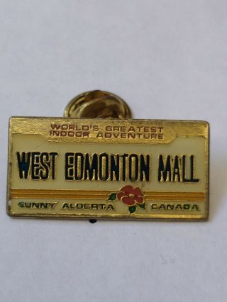 West Edmonton Mall Alberta Canada Pin Lapel