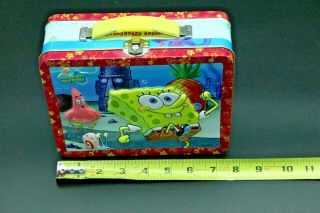 Spongebob Squarepants Embossed (3d Like) Tin Lunch Box
