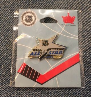1999 Nhl All Star Game Pin Tampa Bay Lightning Hockey By Aminco