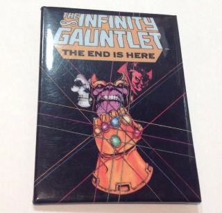 1991 Infinity Gauntlet Promo Pin - Marvel Comics Infinity Wars