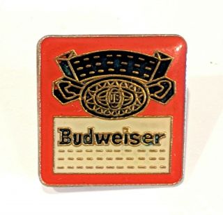Budweiser 7/8 " Enamel Lapel Pin Pinback Vintage Combine
