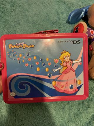 Nintendo Ds Princess Peach Metal Lunch Box Pink