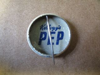 1945 Kellogg ' s Pep Pin Pinback Button - SUPERMAN 2