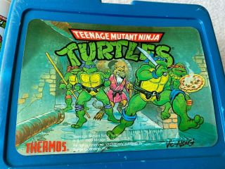 1989 Mirage Studios Lunchbox And Thermos (raphael) - Teenage Mutant Ninja Turtles