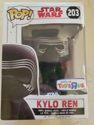 Kylo Ren Funko Pop 203 Star Wars: The Last Jedi.  Toys R Us Exclusive