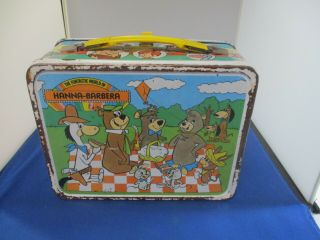 The Funtastic World Of Hanna Barbera Metal Lunch Box 1977