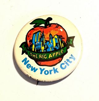 1976 " The Big Apple - York City " Vintage 1 5/8 " Pin Combine