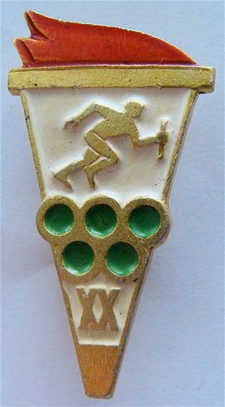 Munich 1972 Xx Olympic Games - Athletics,  Track & Field - Relay Running Pin