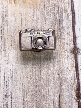 Nikon S2 Lapel Pin Vinatge Rare Rangefinder Film Camera