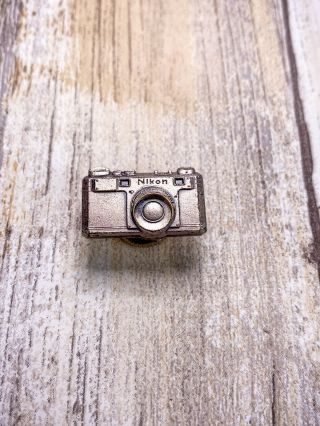 Nikon M Lapel Pin Vinatge Rare Nos Rangefinder Film Camera