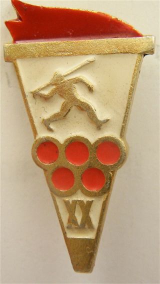 Munich 1972 Xx Olympic Games - Athletics,  Track & Field - Javelin Throw Pin