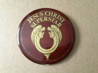 Vtg Promotional Jesus Christ Superstar Pinback Broadway Production Pin Button