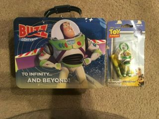 Toy Story Buzz Lightyear Tin Lunch Box - The Tin Box Company With Toy