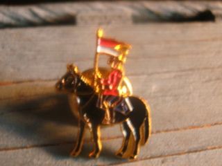 Vintage Enamel Rcmp Royal Canadian Mounted Police Lapel Pin