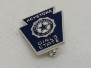 Keystone American Legion Auxiliary Girls State Hat - Lapel - Pin