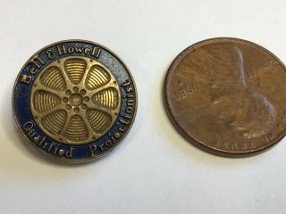 Bell & Howell Qualified Projectionist Pin Vintage