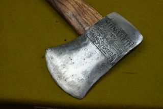 Old/Vintage Knapp & Spencer,  Sioux City,  Iowa,  Monarch Embossed 4lb Felling Axe 4