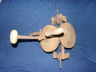 Antique Alta Mortiser Machine Wappat Gear Early Rare Hand Mortising Tool 3