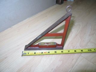 Scarce F W G Boettcher Combination Square Level Triangle Patented 1884 Fine Tool