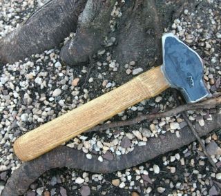 Sweet 2.  2lb Forged " Uri Hofi " Blacksmith Cross Pein Knife Hammer Vintage Anvil