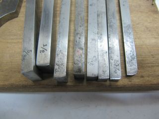 COMPLETE SET of 9 STANLEY MILLER ' S PATENT PLANE IRONS FOR No.  41,  42,  43 & 44 ' s 3