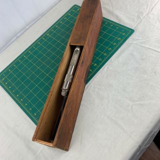 Vintage Starrett Master Precision Level In Wooden Box 2