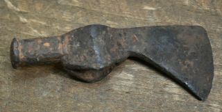 L786 Small Early Antique Hand Forged Hatchet Axe Tomahawk Head 8 Oz
