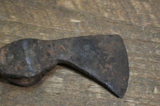 L786 Small Early Antique Hand Forged Hatchet Axe Tomahawk Head 8 oz 3