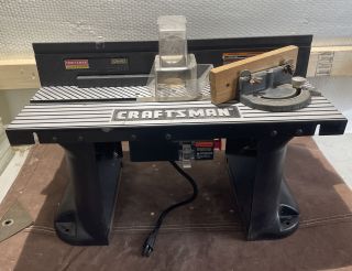 Sears Craftsman Professional Router Table W/ Safety Power Cutoff Switch Usa Vtg