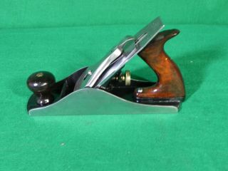 Vintage Stanley Bailey No.  4 1/2 Smoothing Plane Type 7 1893 - 1899