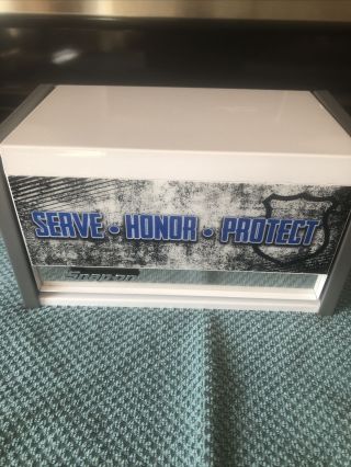 Snap - On Mini Micro Tool Box White Police Serve Honor Protect