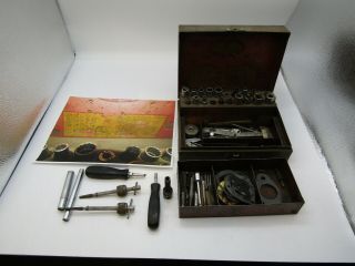 Cornwell Carburetor Tool Kit Vintage Measure Gauges,  Sockets