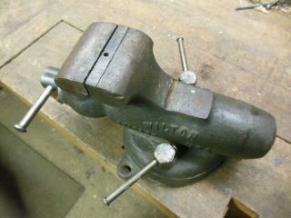 Vintage Wilton Small Bullet Swivel Base Vise 2 1/2 " Jaws Old Machine Shop Tool
