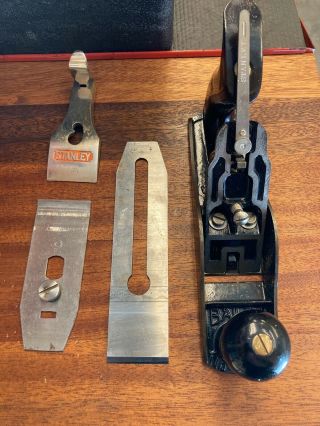 Stanley No.  3 Smoothing Plane Type 15 (1931 - 1932),  Box,  Extra Blades