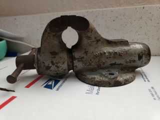 Vintage Wilton Baby Bullet Vise 2  Jaws Made In Chicago U.  S.  A.  Rare Survivor