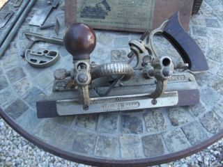 Antique Stanley No.  45,  Box,  Combined Plow Plane With A Cutters Box,