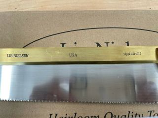 Lie - Nielsen Tapered Dovetail Saw 2