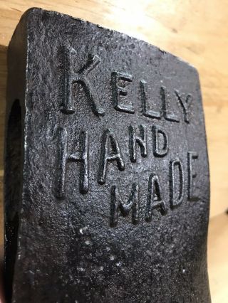 Very Rare Vintage Kelly Hand Made Axe - With Raised Letters -