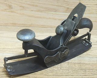 Type 1 1877 - 1880 Stanley No.  113 Circular Compass Plane - Antique Hand Tool