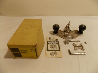 Vintage Stanley No.  71 Router Plane With Box And Instructions England