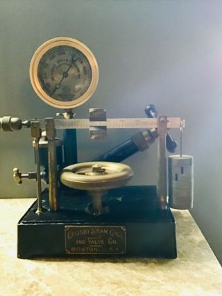 Antique Crosby Steam Gauge Pressure Tester