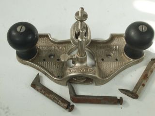 Stanley 71 Router Plane With Box And Instructions,  Sheffield Uk Made