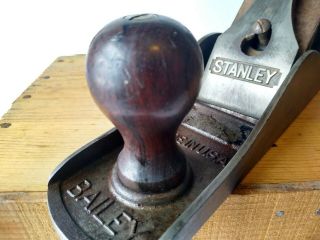 Vintage Stanley Bailey Smooth Bottom No.  5 Plane.  Type 16 1933 - 1941 2