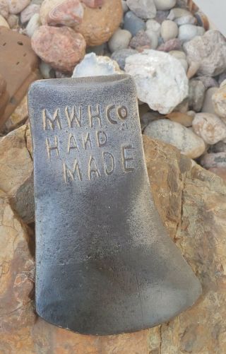 Vintage Mwh Co Hand Made Single Bit Axe Head Marshall Wells Hardware 3 Lb 7 Oz