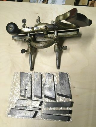 Stanley No.  46 Combination Plane Plow Plane With Blades