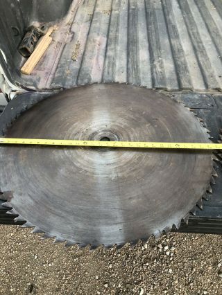 Vintage 29 1/2 Inch Large Sawmill Rustic Buzz Saw Mill Blade No Rust